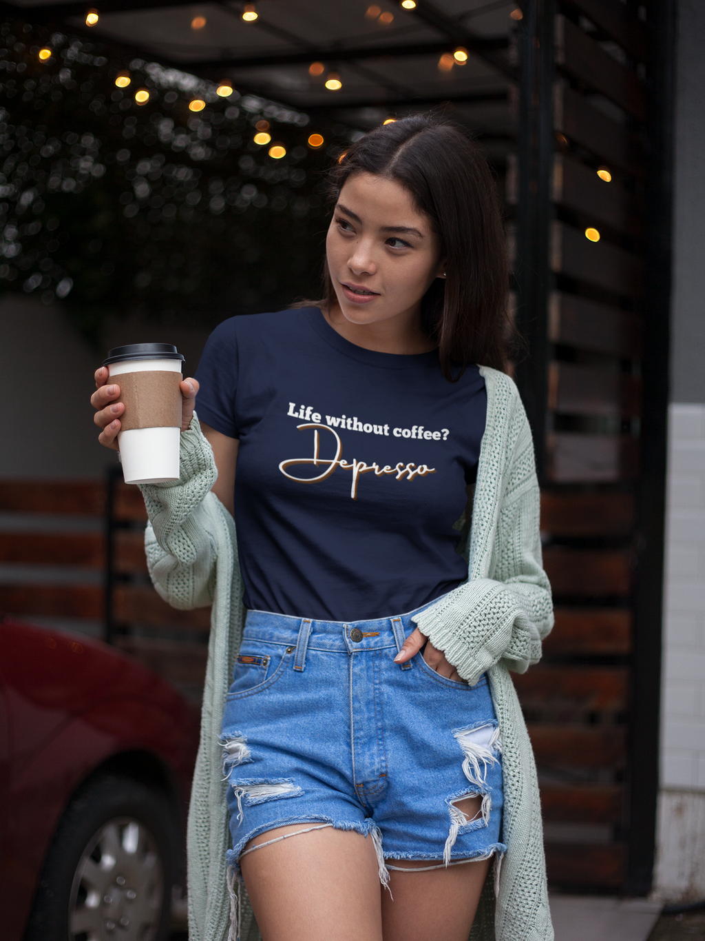 Life Without Coffee Is Depresso Unisex T-Shirt