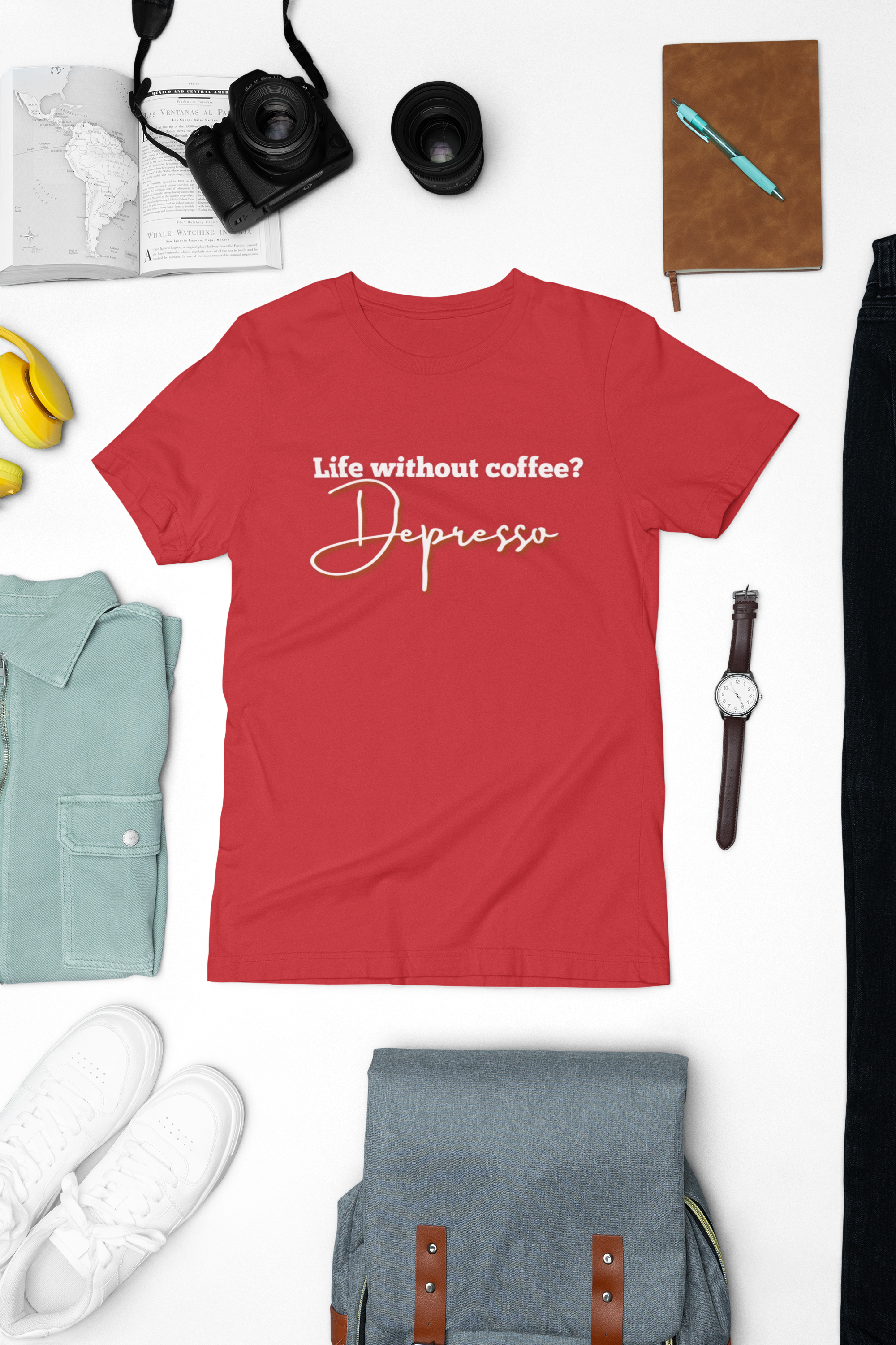 Life Without Coffee Is Depresso Unisex T-Shirt
