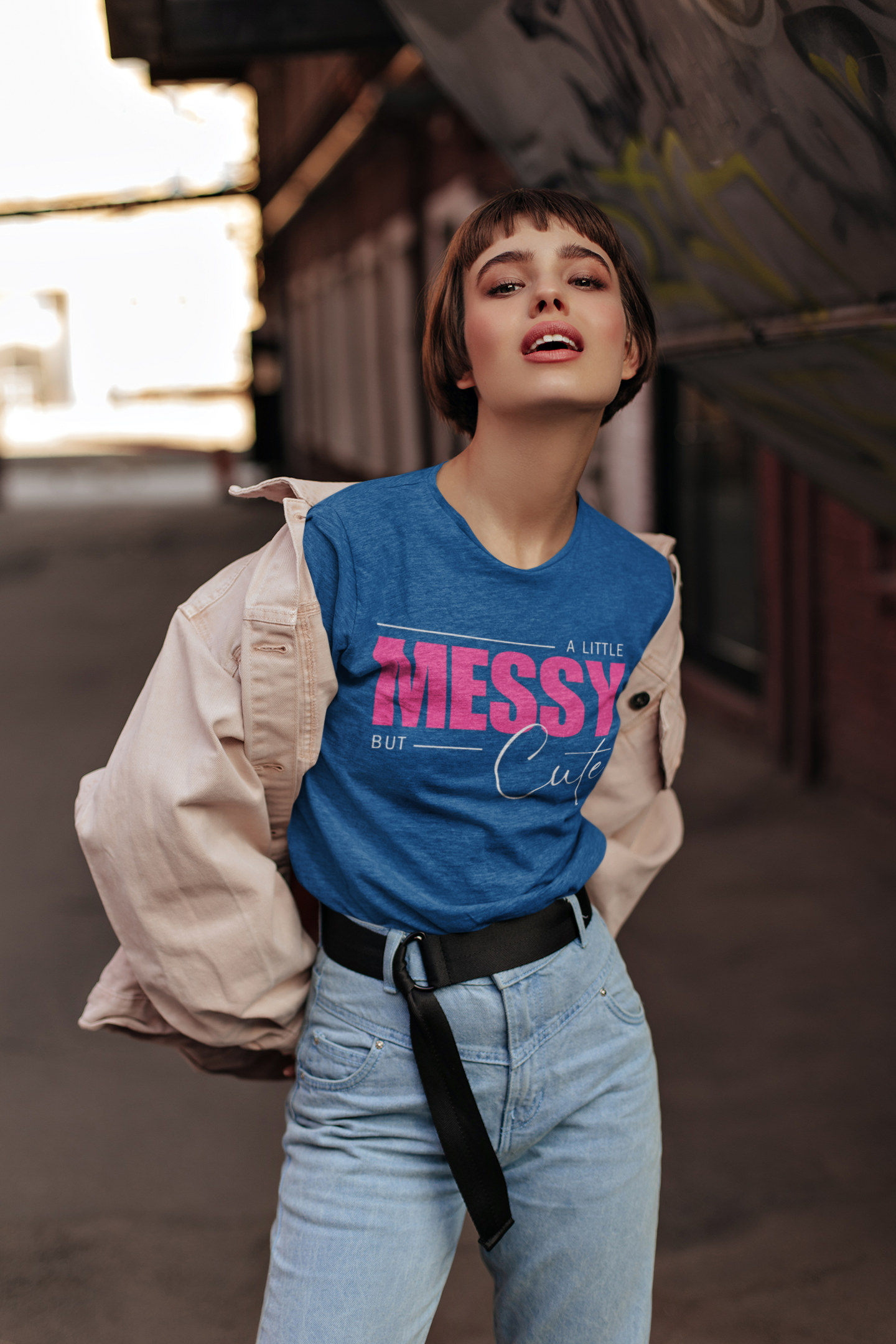 A Little Messy but Cute Tshirt