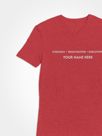 Strategy • Negotiation • Execution Custom Name T-Shirt