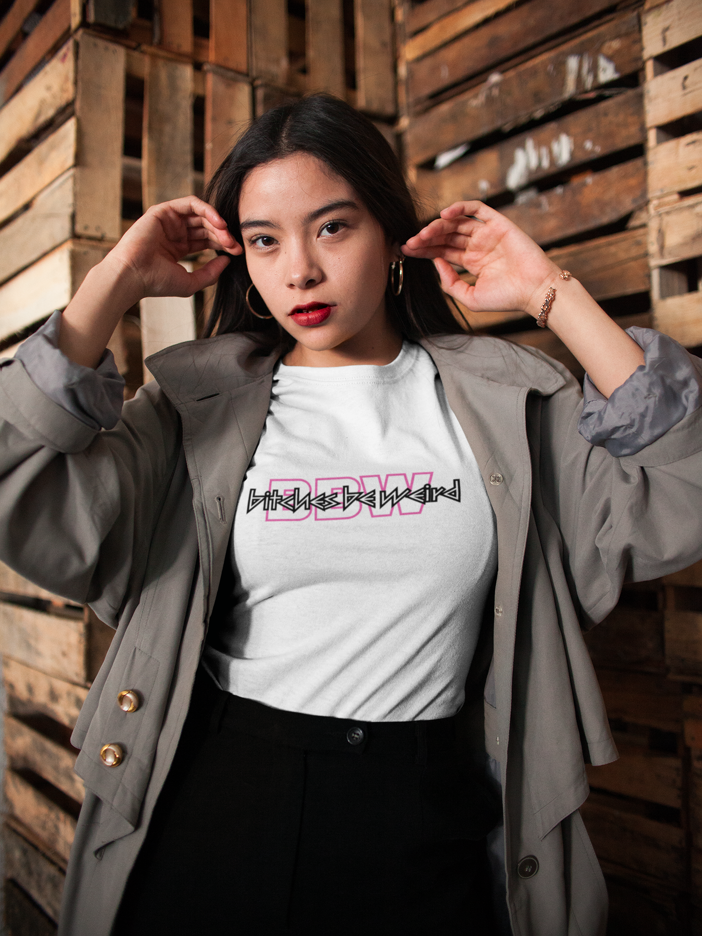B*tches Be Weird Women's T-Shirt (OL)