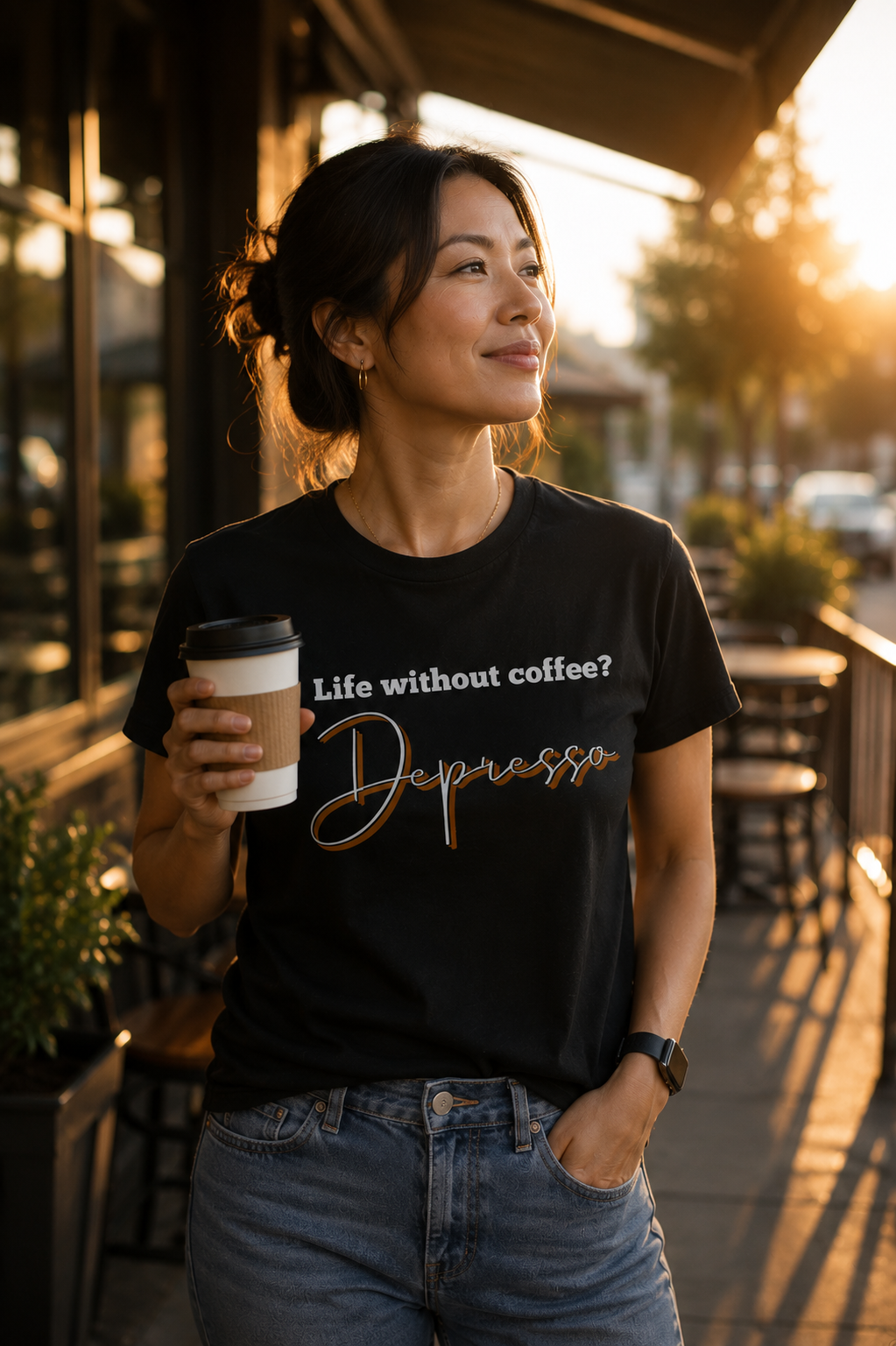 Life Without Coffee Is Depresso Unisex T-Shirt