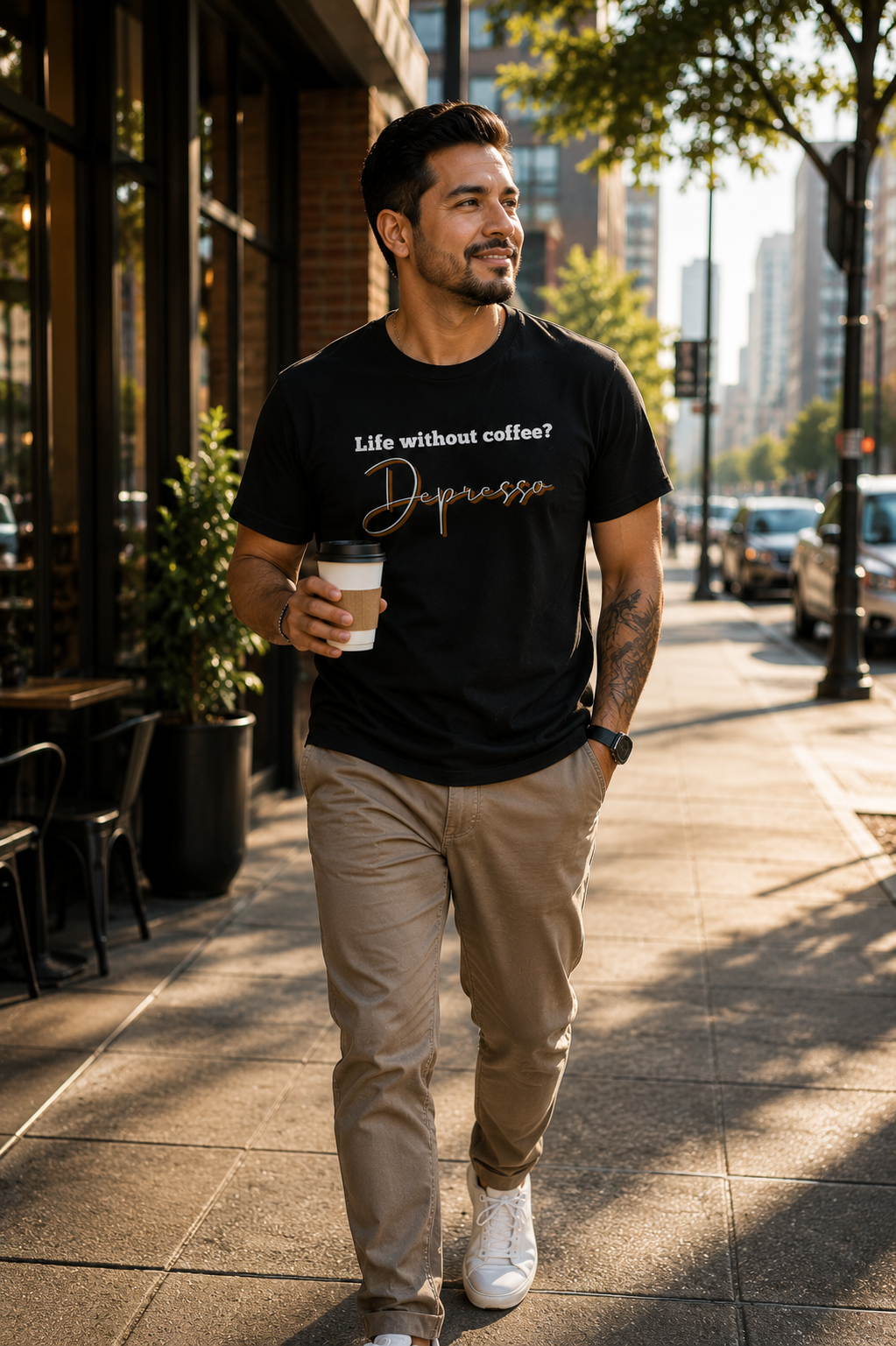 Life Without Coffee Is Depresso Unisex T-Shirt