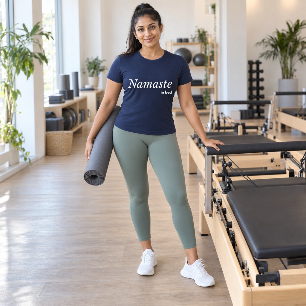 Namaste in Bed Women's Tshirt